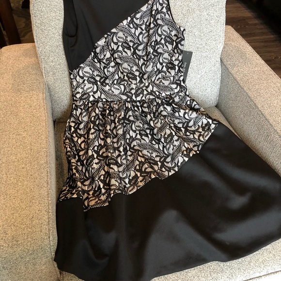 Ivy + Blu, Black Lace Cocktail Dress - Picture 3 of 6